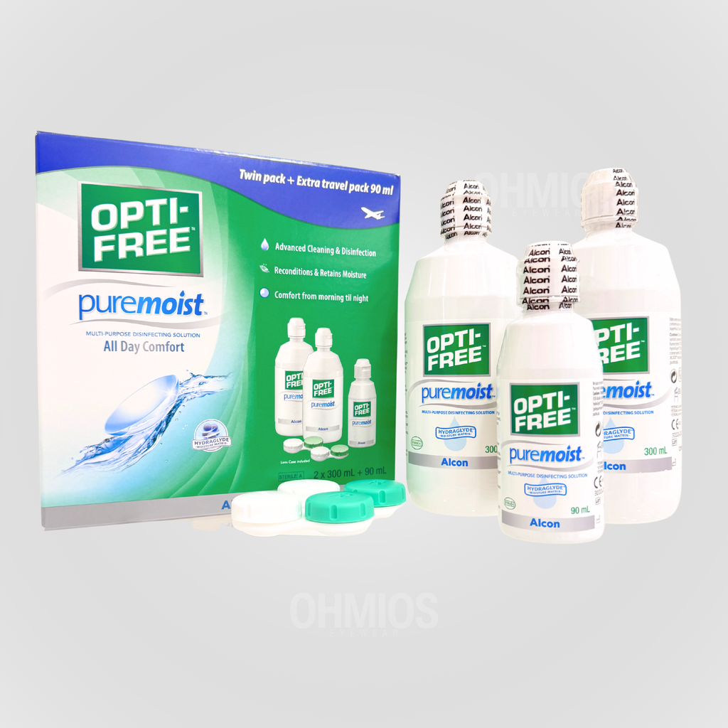 Opti-Free PureMoist Pack 2x300 ml + 1x90 ml – Alcon