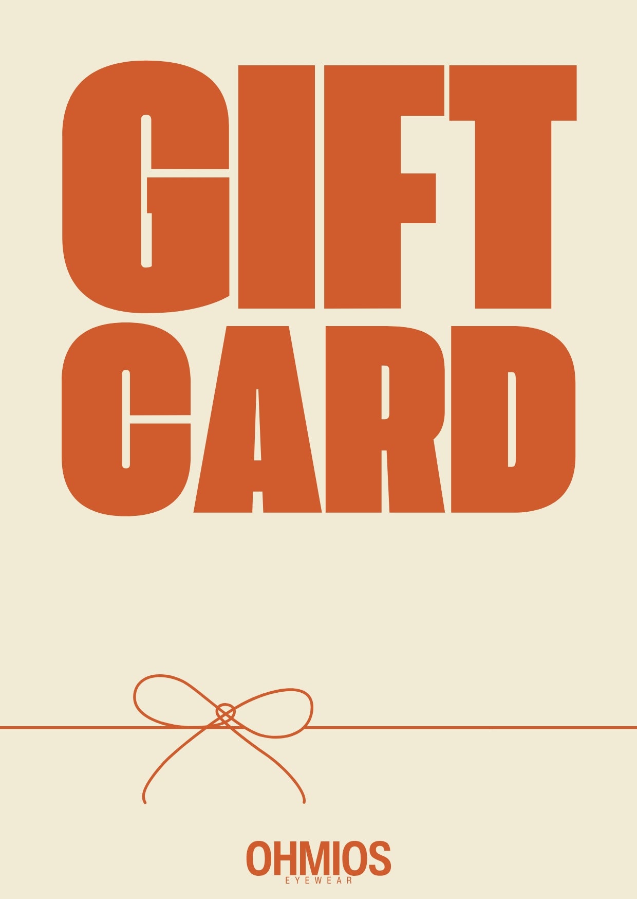 Tarjeta regalo OHMIOS